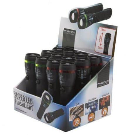 LED baterijska svetilka z zoom-om