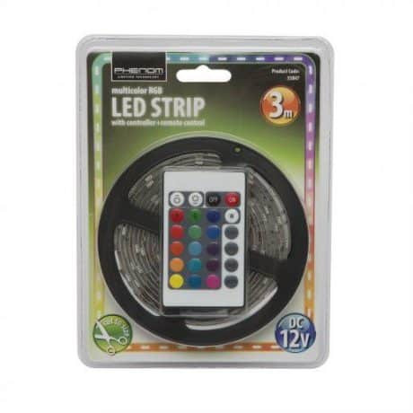 RGB LED trak komplet 3m SMD 5050 s kontrolerjem in napajalnikom