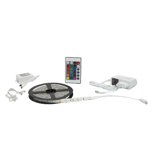 RGB LED trak komplet 3m SMD 5050 s kontrolerjem in napajalnikom