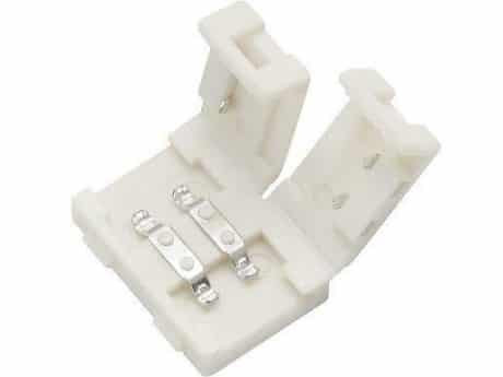 LED konektor za povezavo LED traku tipa 2835 ali 3528 (8mm) brez kabla