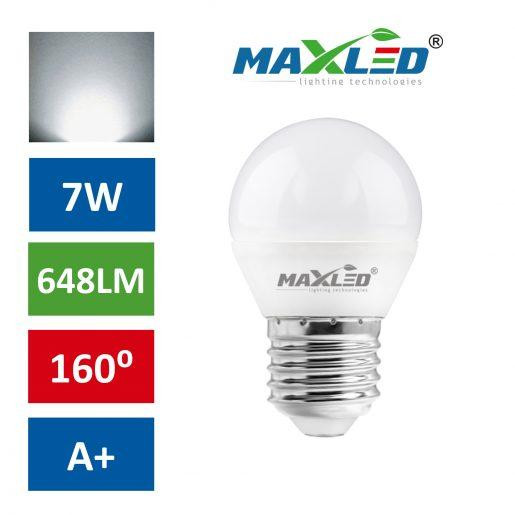 LED žarnica - sijalka E27 7W (55W) 648lm nevtralno bela 4500K