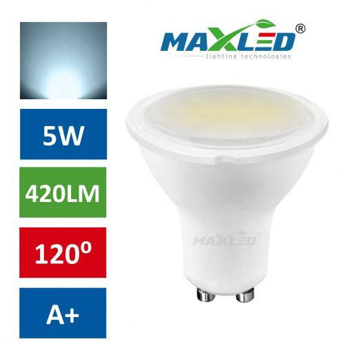 LED žarnica - sijalka GU10 5W (40W) hladno bela 6500K
