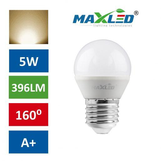 LED žarnica - sijalka E27 5W (40W) 396lm toplo bela 3000K