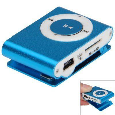 Mini mp3 predvajalnik na micro sd kartice srebrn, moder ali rdeč