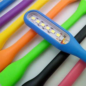 USB LED svetilka 6 LED modra ali rdeča