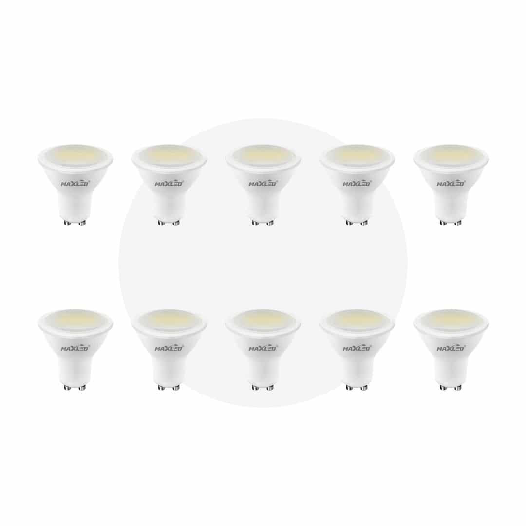 10x LED žarnica - sijalka GU10 5W (40W) 410 lm nevtralno bela 4500K