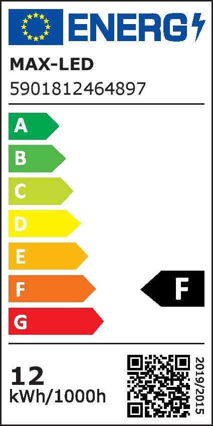 LED žarnica - sijalka E27 12W (75W) 1055lm toplo bela 3000K MAX-LED