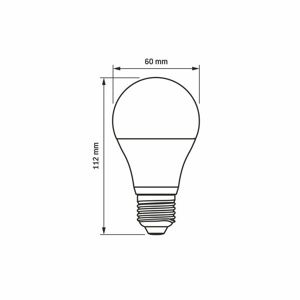 LED žarnica - sijalka E27 10W (70W) 960lm nevtralno bela 4000K