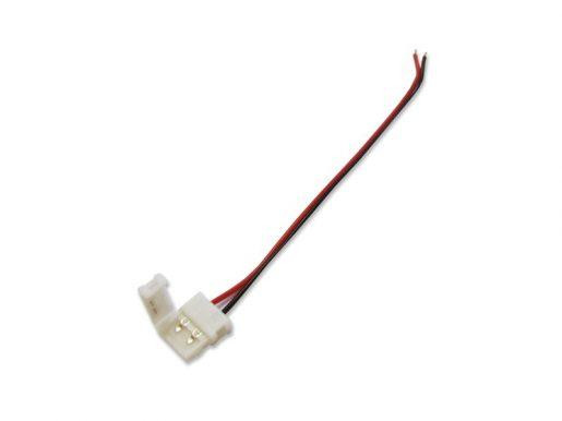 LED konektor za povezavo LED traku tipa 5050 (10mm) enojni s kablom 15cm