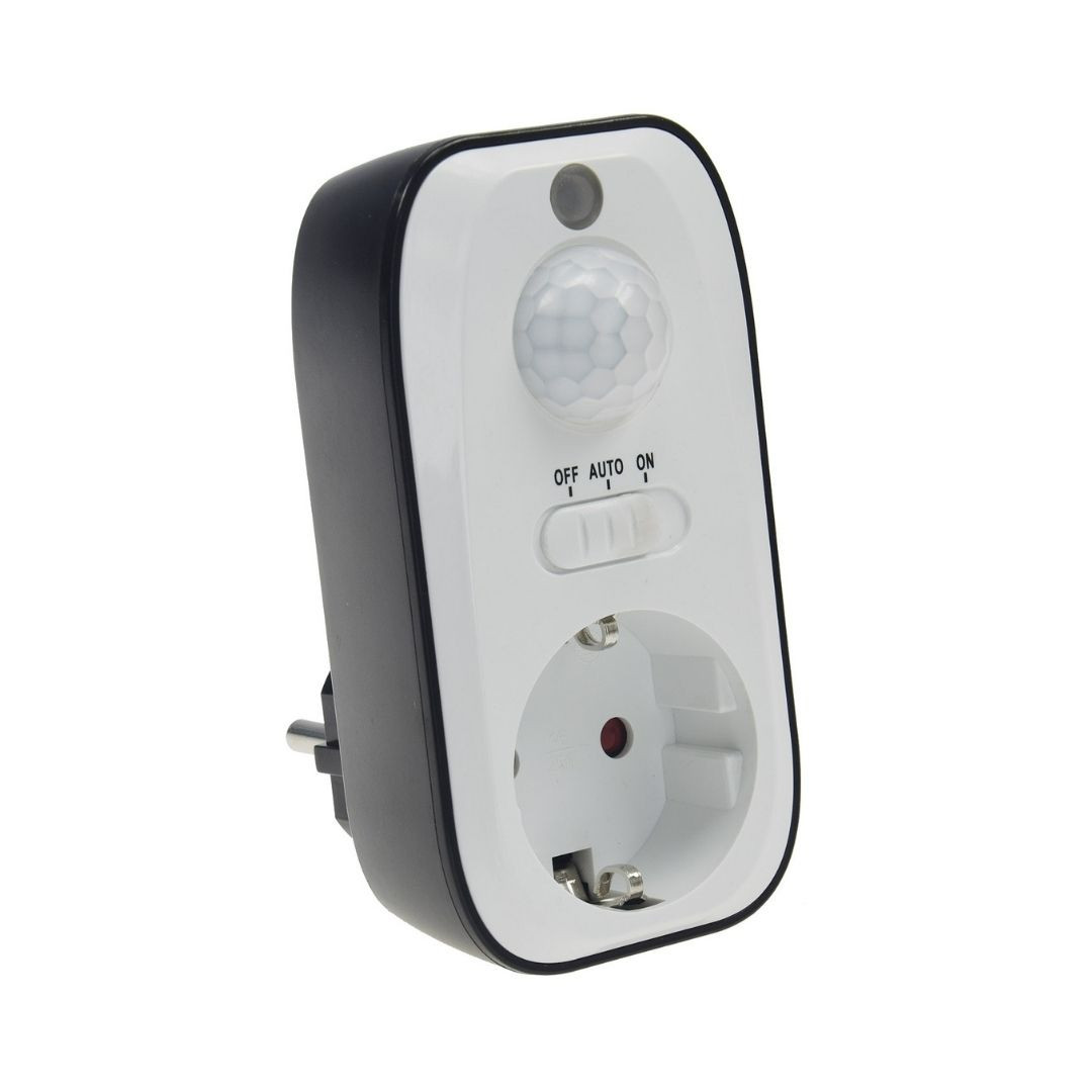 Vtičnica s senzorjem gibanja 100° 8m 230V/1200W