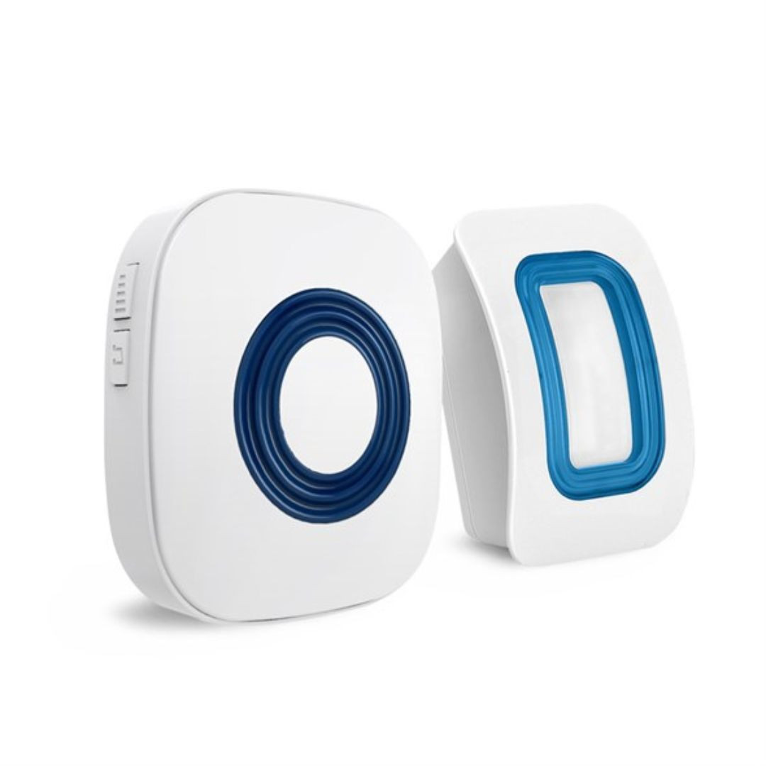 Električni brezžični zvonec s PIR senzorjem gibanja na baterije / USB do 150m / 56 melodij