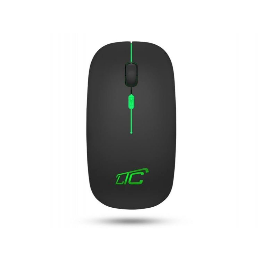 Brrezžična polnilna bluetooth 5.2 / USB 2,4GHz miška z RGB LED osvetlitvijo