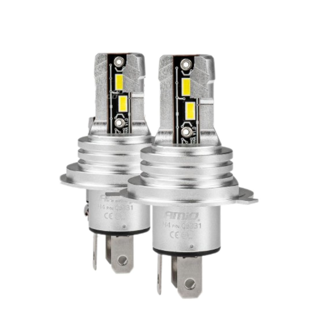 2x H4 avto LED sijalka 50W 2225lm 6500K 12/24V E9 homologacija
