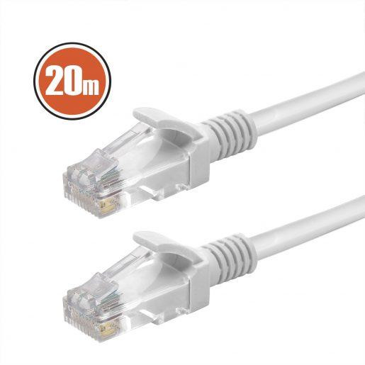 UTP PATCH Cat.5e LAN kabel 20m siv