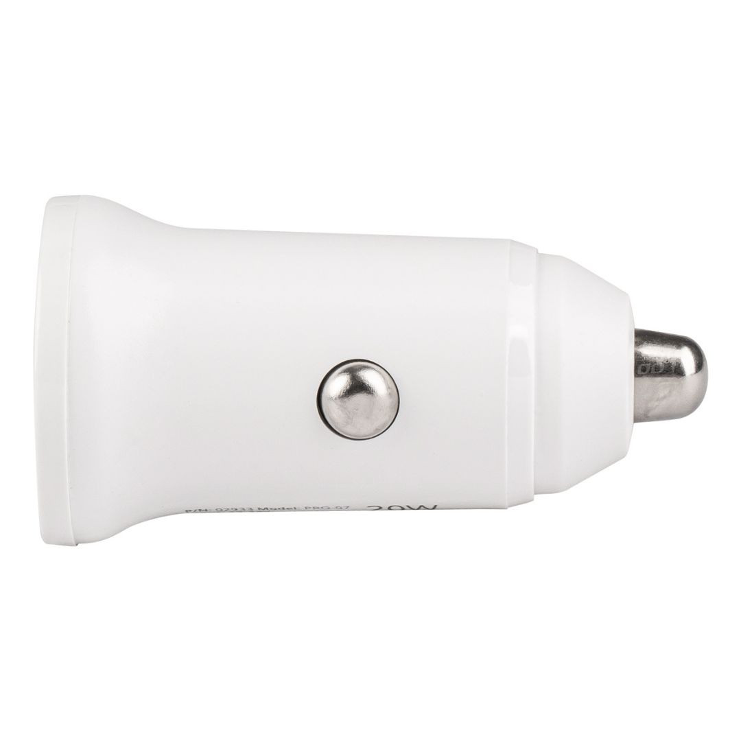 Avtopolnilec USB + USB-C 20W 12/24V