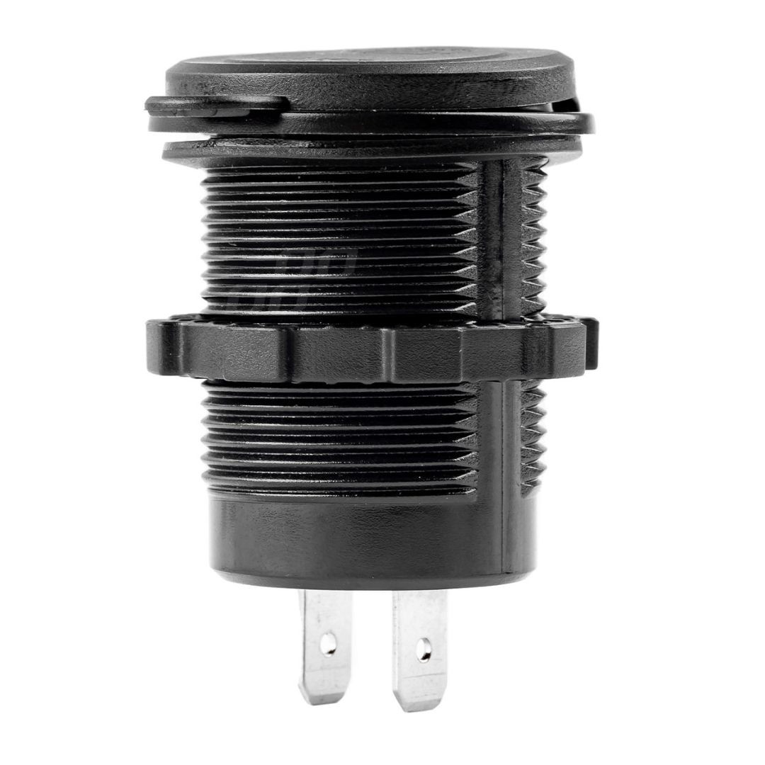 Vgradna vodoodporna USB + USB-C vtičnica za avto 12/24V  QC 3.0
