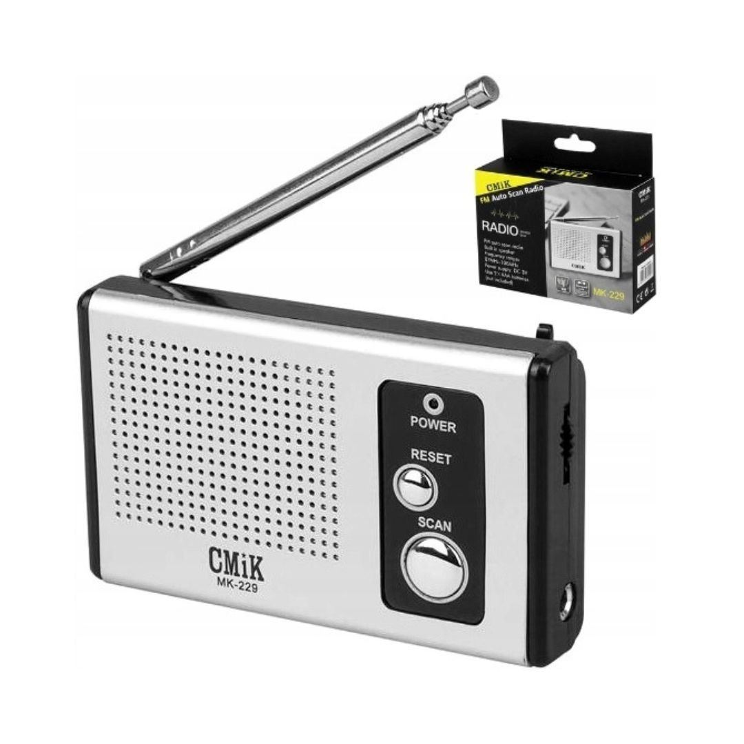 Mini žepni FM radio na baterije 2 x AAA