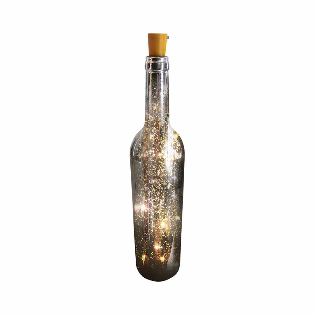 LED lučke na baterije 8 LED za v steklenico na baterije toplo bele 75cm