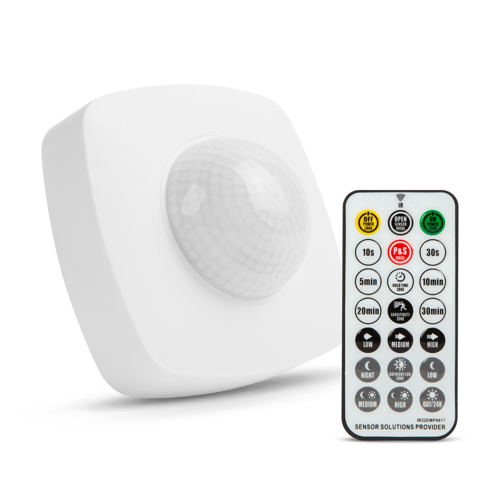 Senzor gibanja IP65 z daljinskim upravljalnikom 360° max. 10m 2000W
