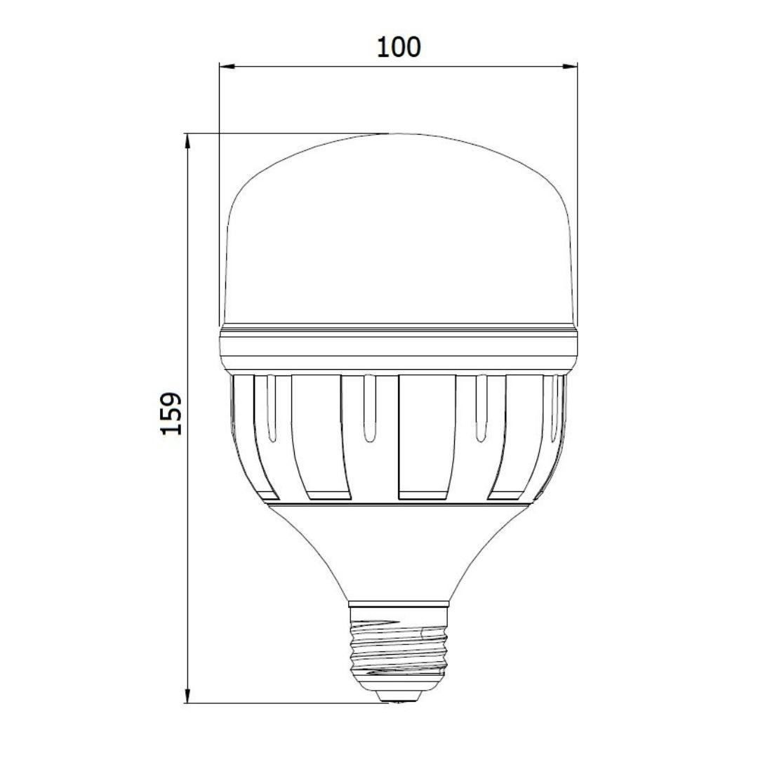 LED sijalka E27 33W 3600lm 4000K