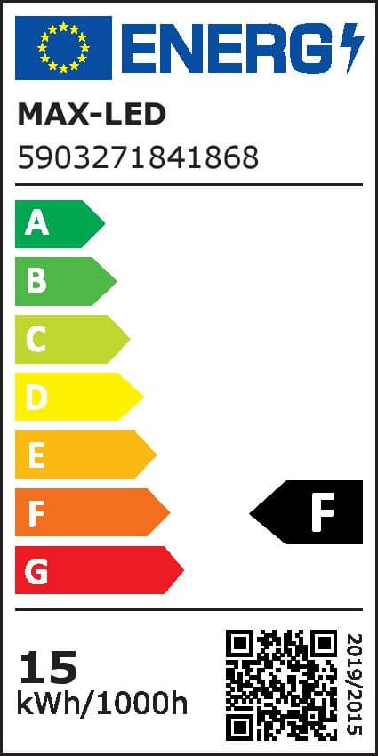 LED sijalka E27 A65 15W 1521lm 4500K