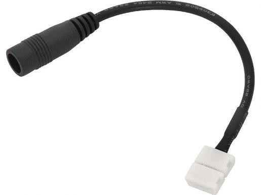 LED konektor za priklop LED traku 8mm na adapter moški s kablom