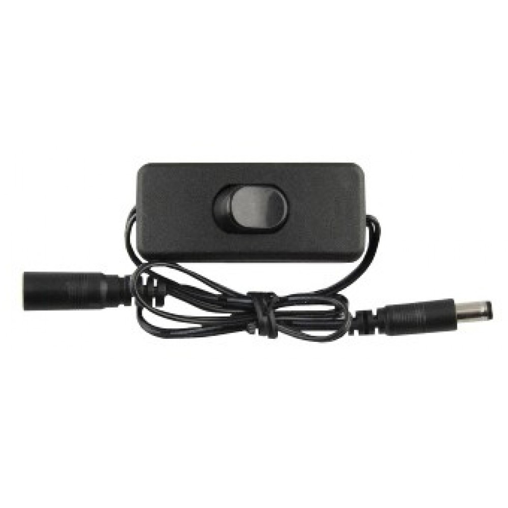 LED konektor DC 12V 8mm s stikalom