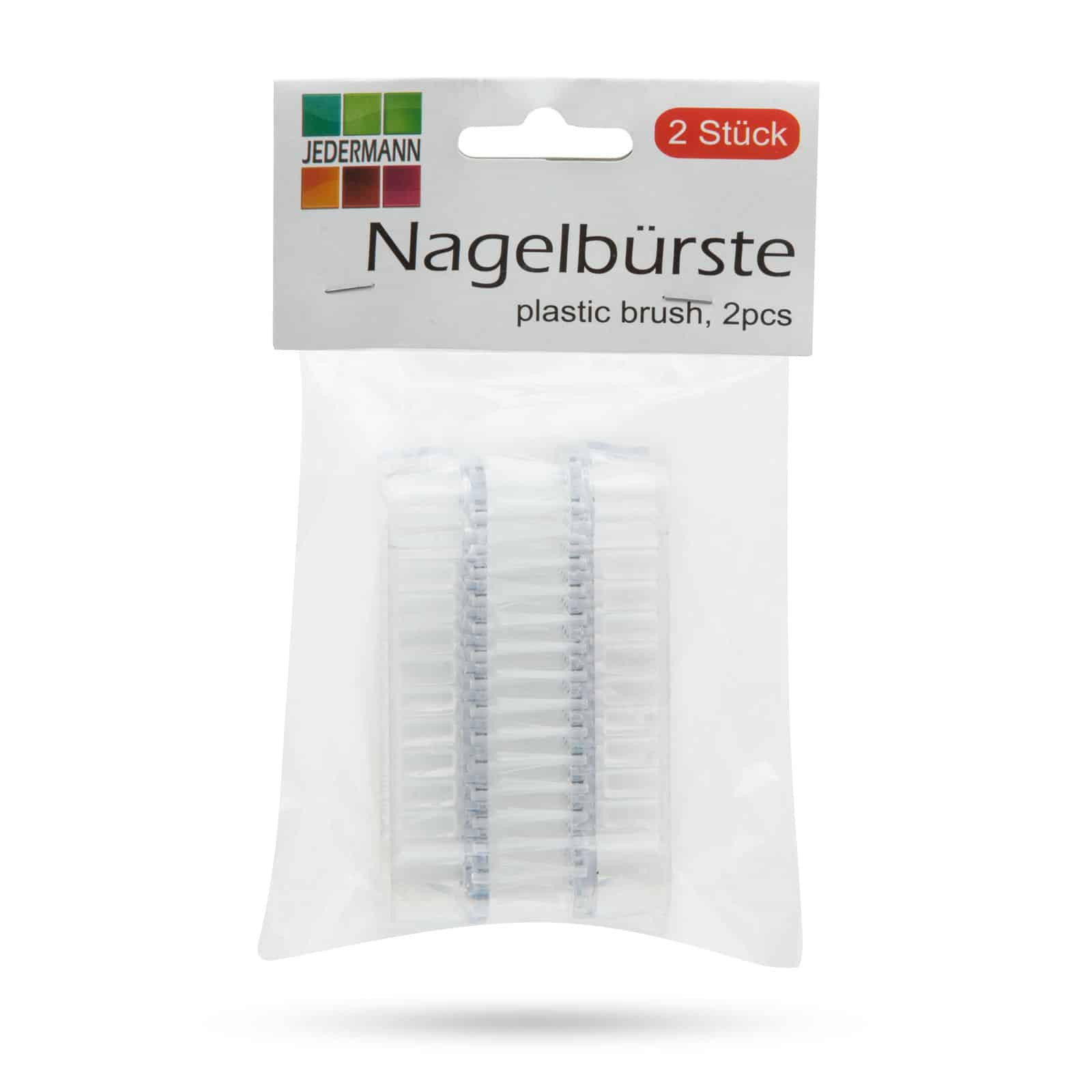 Ščetka za nohte modra ali bela 2 kos / paket