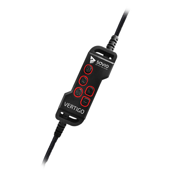 Igričarske gaming slušalke s 7.1 virtualnim prostorskim zvokom, mikrofonom in USB priklopom
