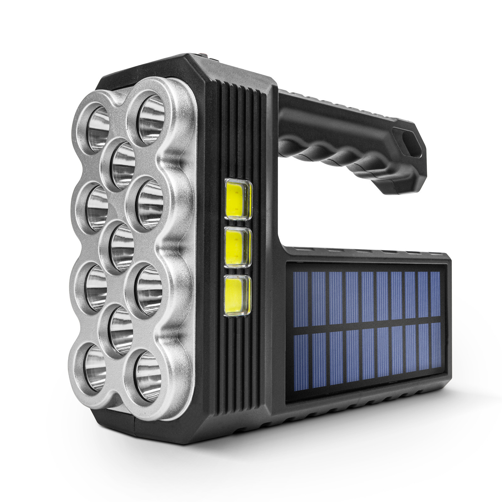 LED solarna polnilna delovna svetilka 1200 mAh 3 + 3W z USB polnjenjem