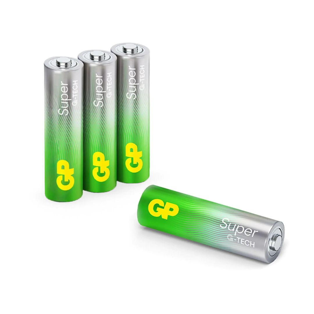 4x baterija AA GP Super alkalna G-TECH