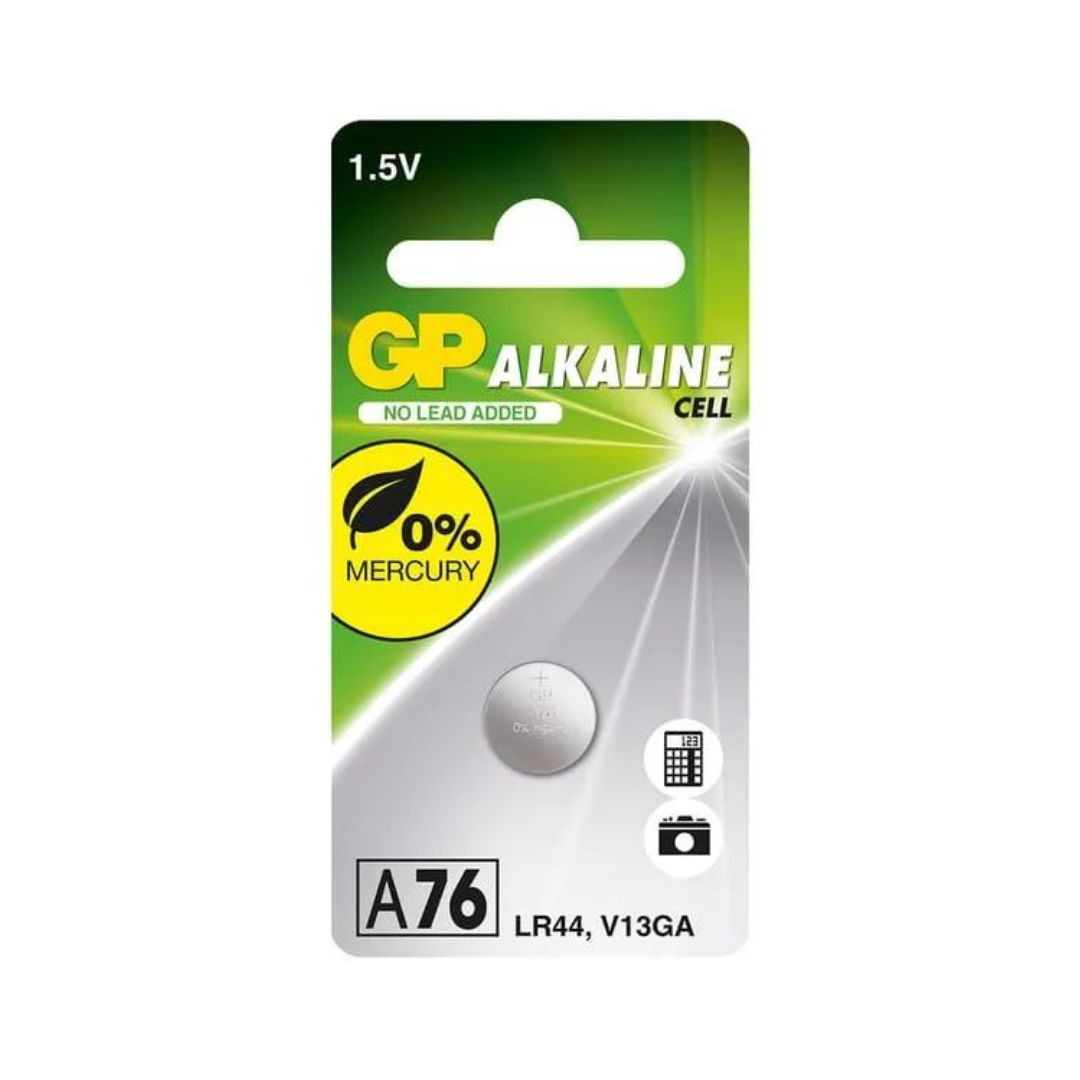 Alkalna gumbna baterija LR44 A76F 1.5V kos