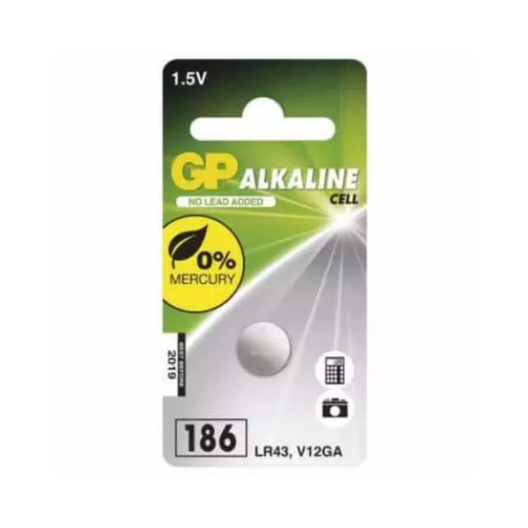 Alkalna gumbna baterija GP gumbna 186 kos