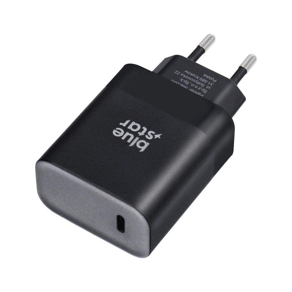 Omrežni polnilec za mobilne telefone USB-C 3A 45W power delivery QC 4 brez kabla