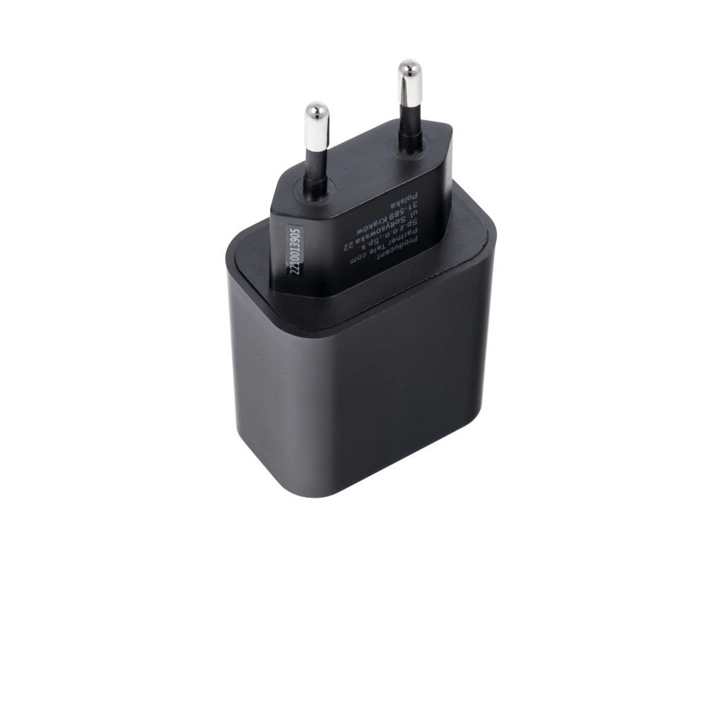 Omrežni polnilec za mobilne telefone USB-C 3A 25W power delivery QC 4 brez kabla