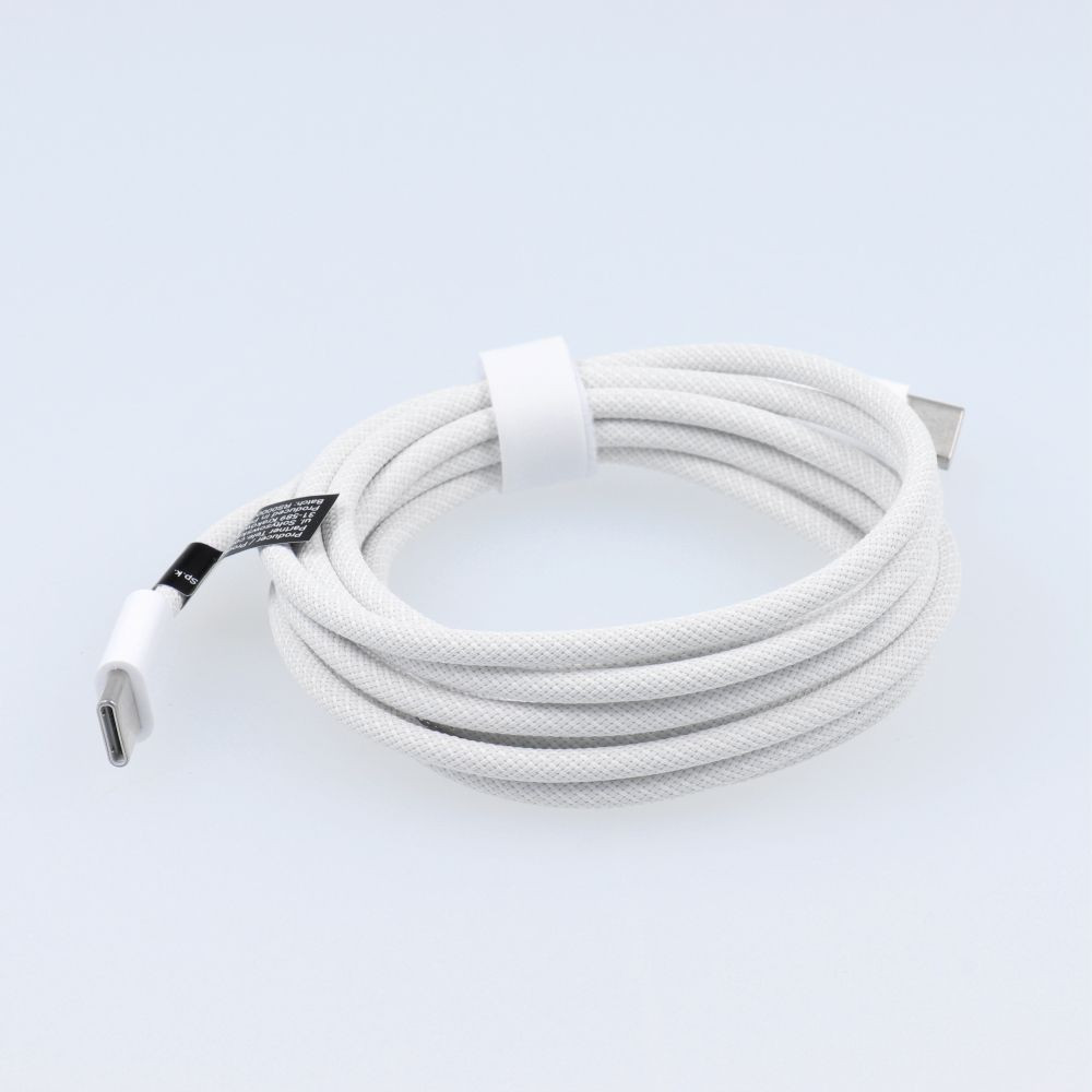 Kabel 60W USB-C v USB-C power delivery 3A 2m bel