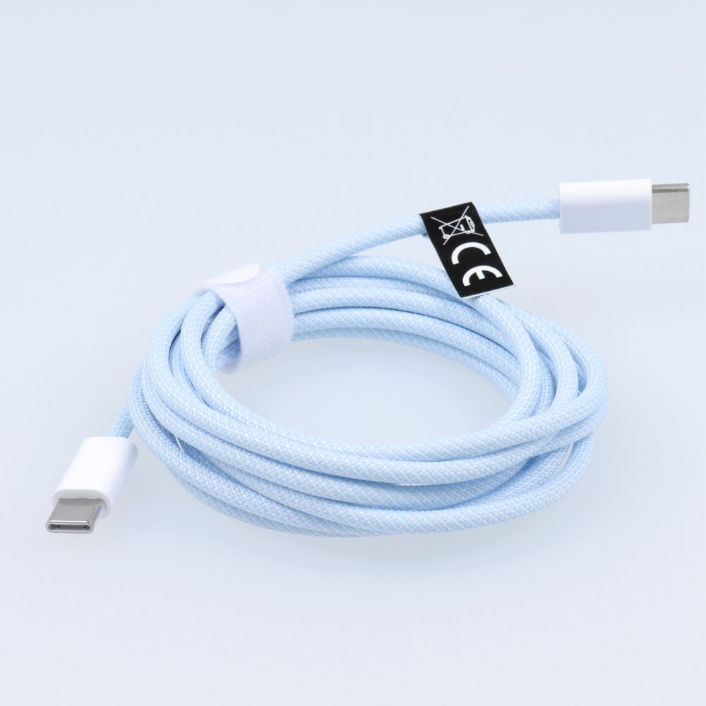 Kabel 60W USB-C v USB-C power delivery 3A 2m moder