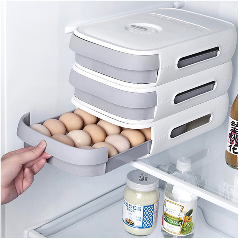 Predal za shranjevanje jajc EGG BOX za 18-20 jajc