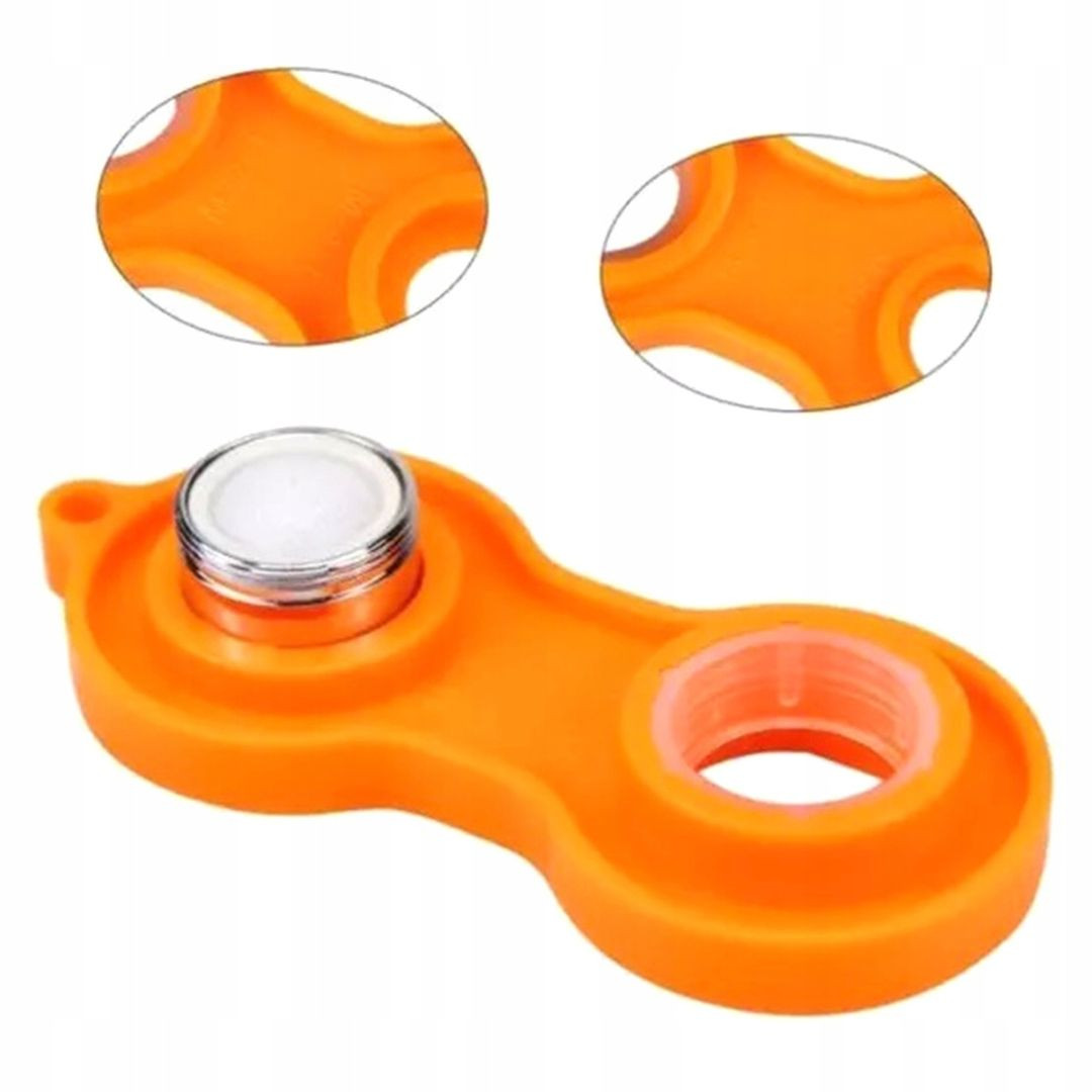 3x aerator / perlator M28 iz medenine s tesnilom + ključ za menjavo