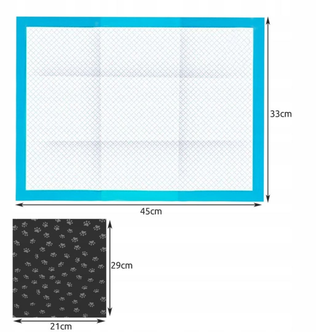 100x vpojna higienska podloga za pse 60 x 60cm + 30x vrečka za iztrebke 30 x 22cm