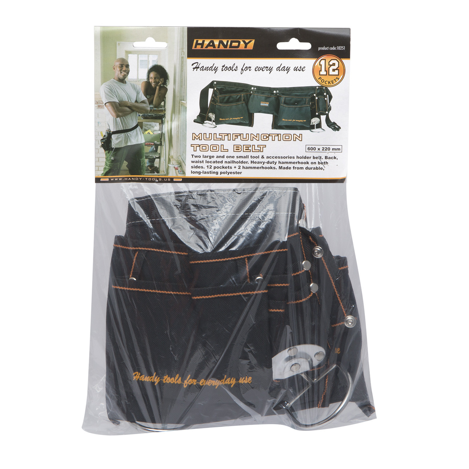 Torba za orodje za okoli pasu z držalom za kladivo 670 x 230mm