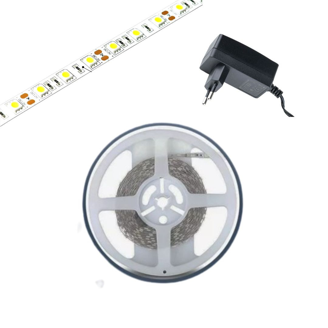 Komplet LED traku 5m 12W/m 4000K IP20 5050