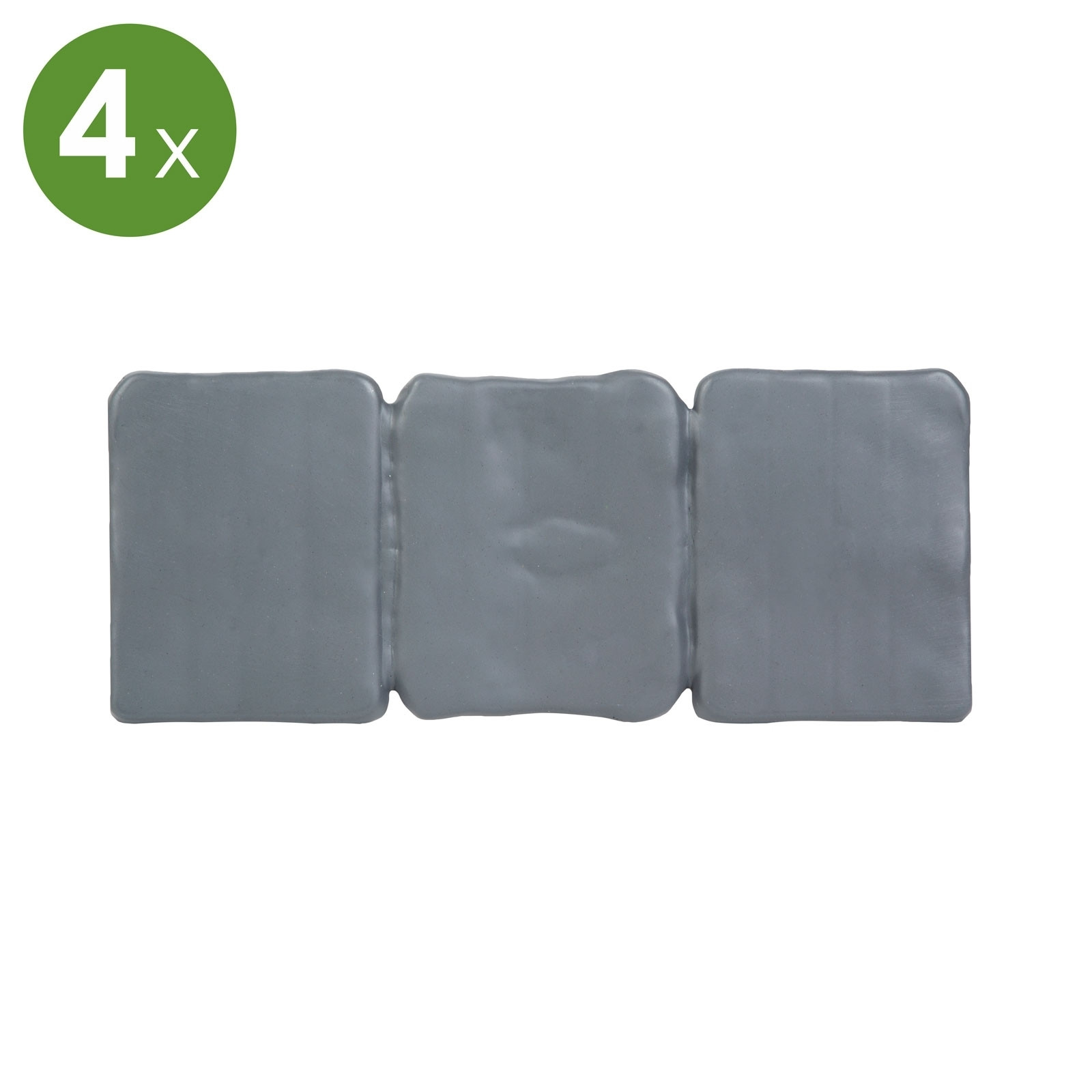 PVC obroba trate imitacija kamna 24,5 x 10cm 4 kos / paket