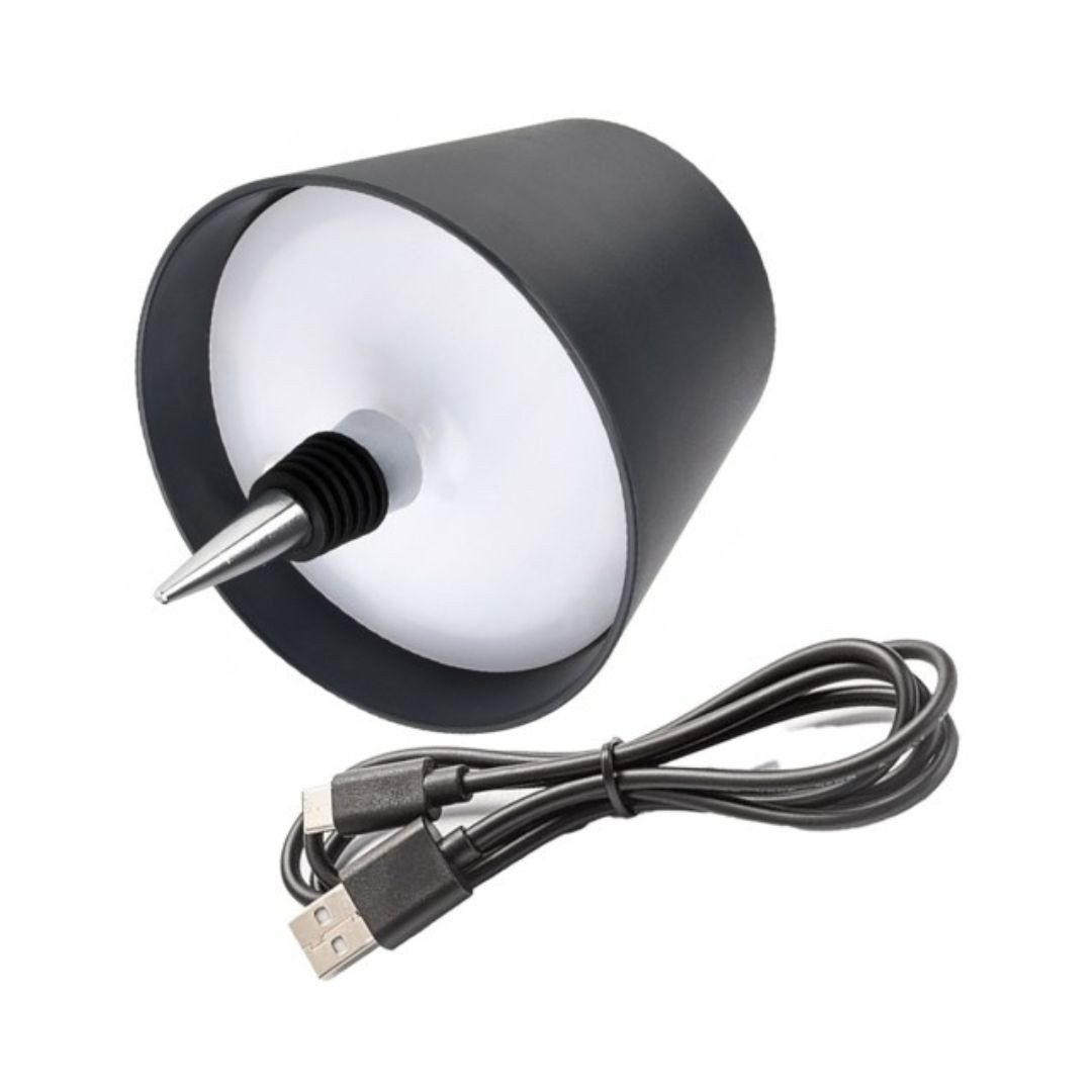 LED svetilka za na steklenico CCT 3W USB polnjenje