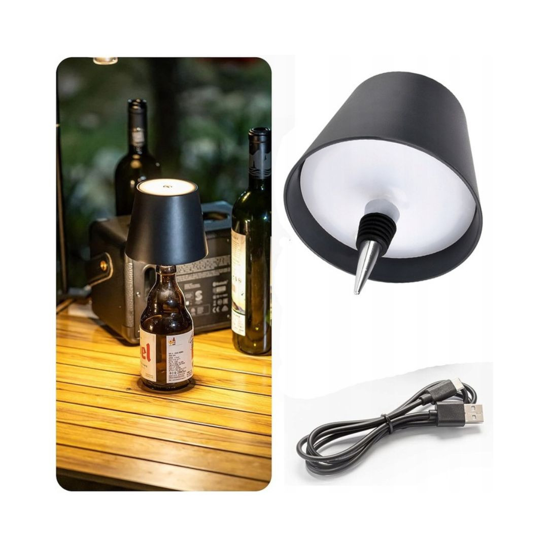 LED svetilka za na steklenico CCT 3W USB polnjenje – slika 4