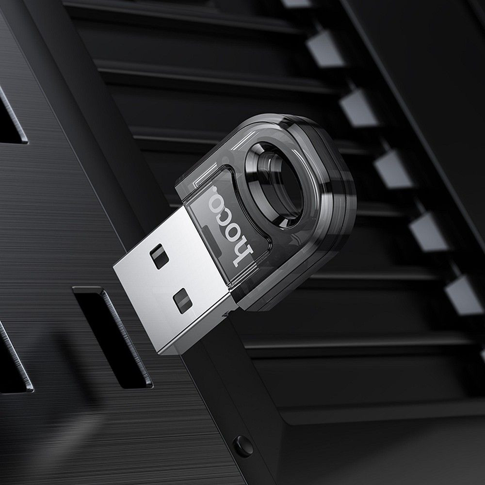 Bluetooth 5.1 USB adapter prozoren črn