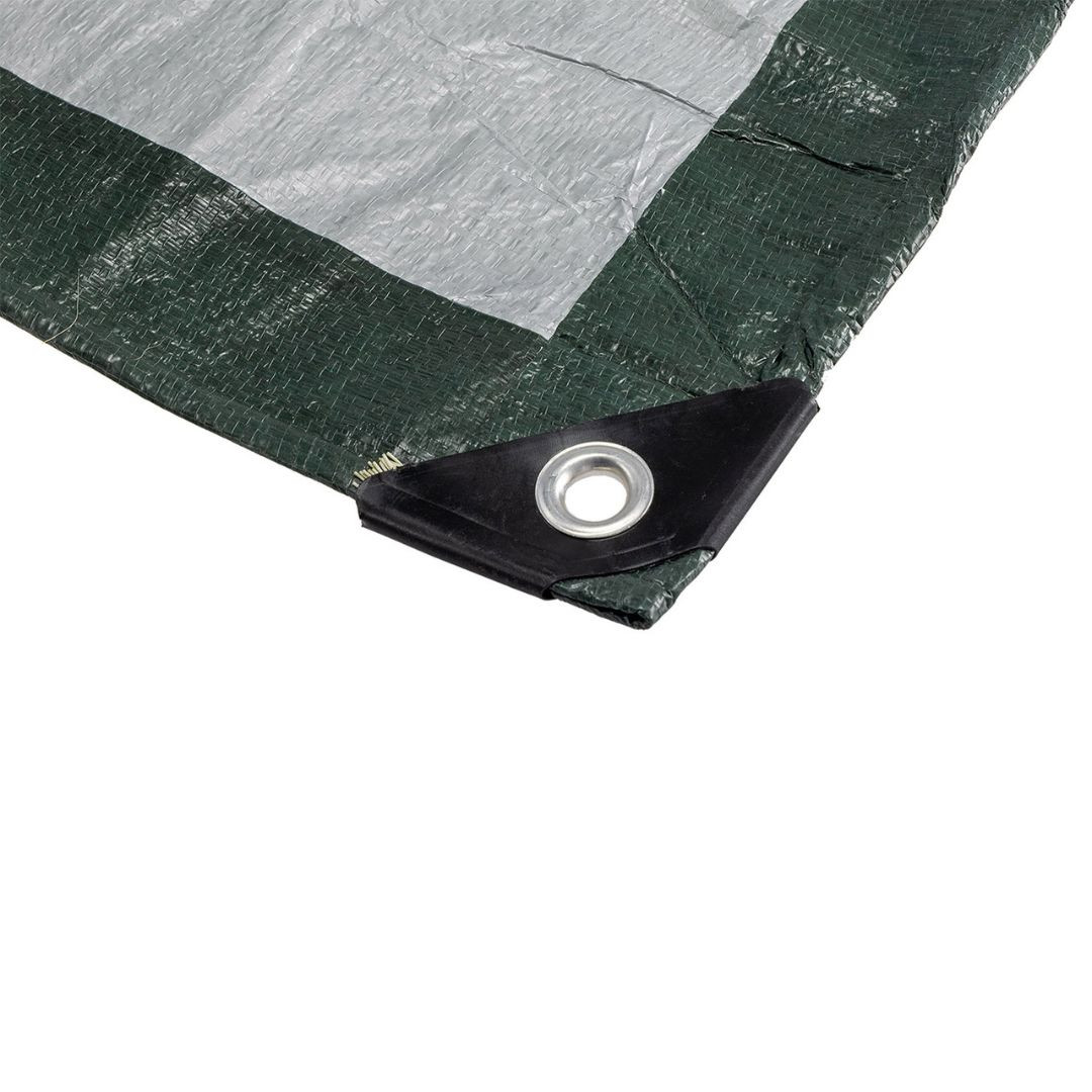 Visokokakovostna nepremočljiva ponjava 3x4m 120g/m2 temno zelena