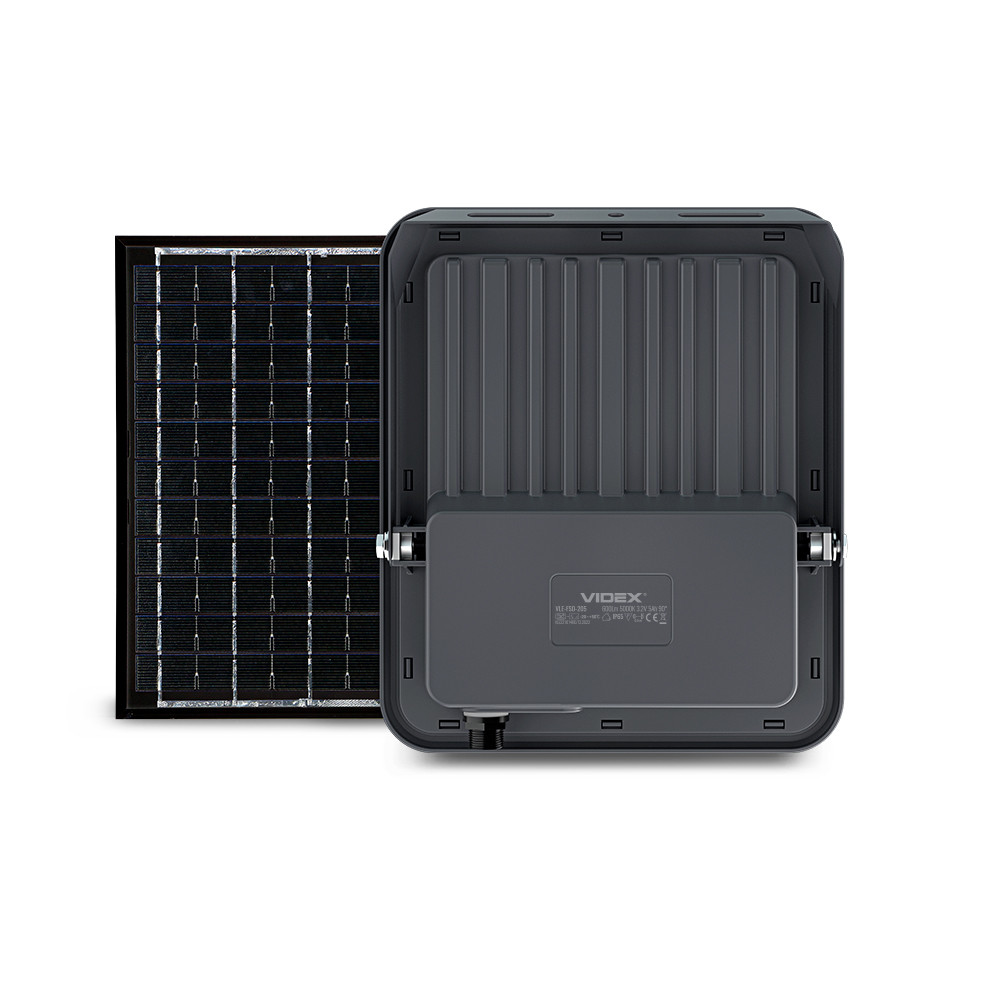 Solarni komplet reflektor 6W 500lm 5000K + solarni panel + IR daljinski upravljalnik