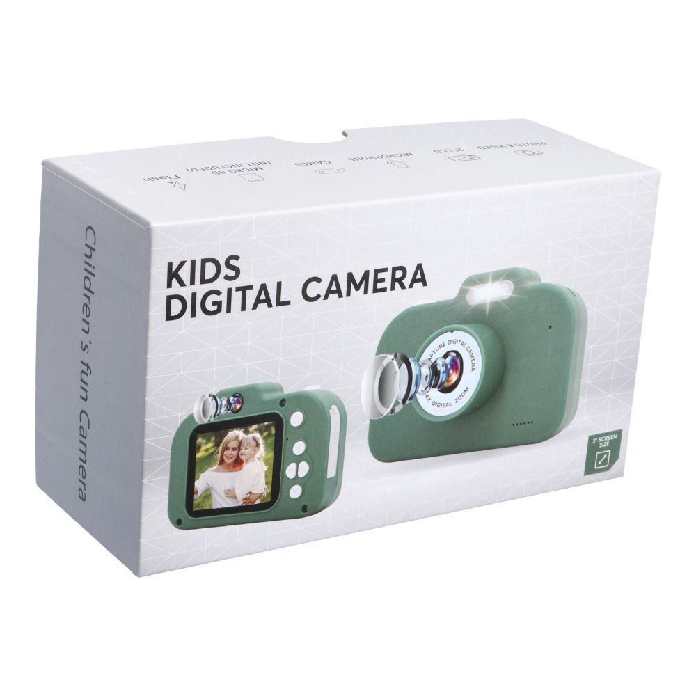 Otroška digitalna kamera / fotoaparat z LCD zaslonom zelena