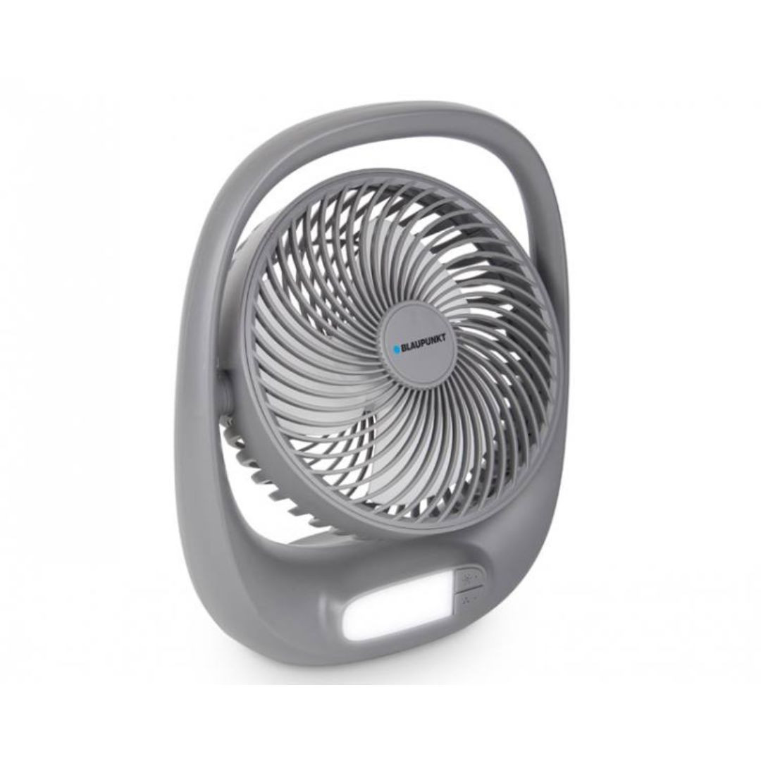 Prenosni akumulatorski ventilator 17.8cm z LED svetilko USB-C 3 hitrosti do 6h delovanja